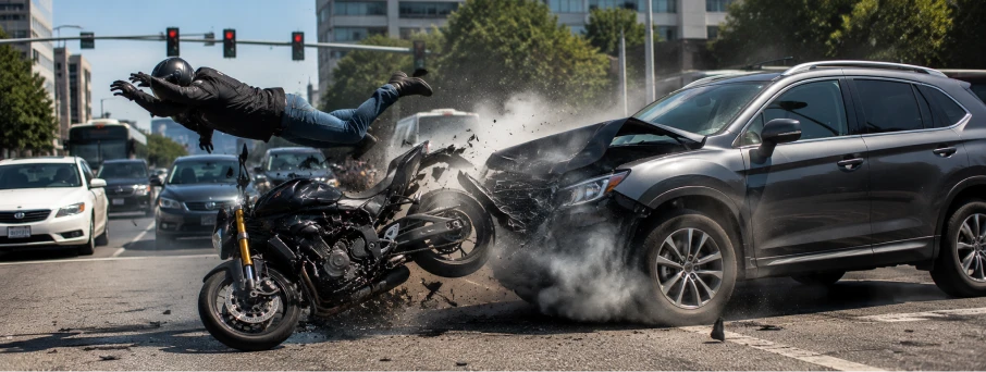 Houston Rear-End Motorcycle Accident Lawyer